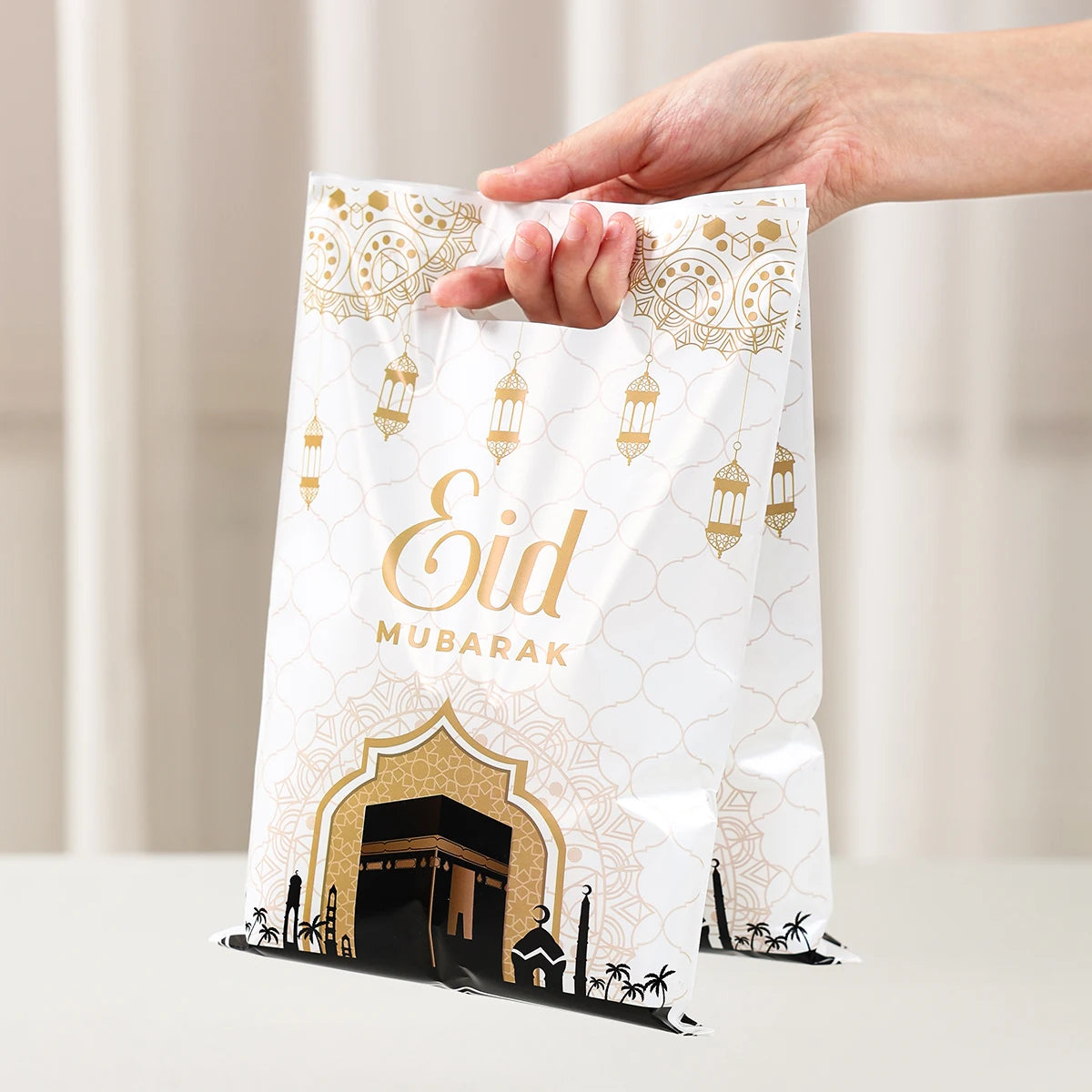 Décoration Ramadan 2025 : Sac Cadeau Eid Mubarak 2025