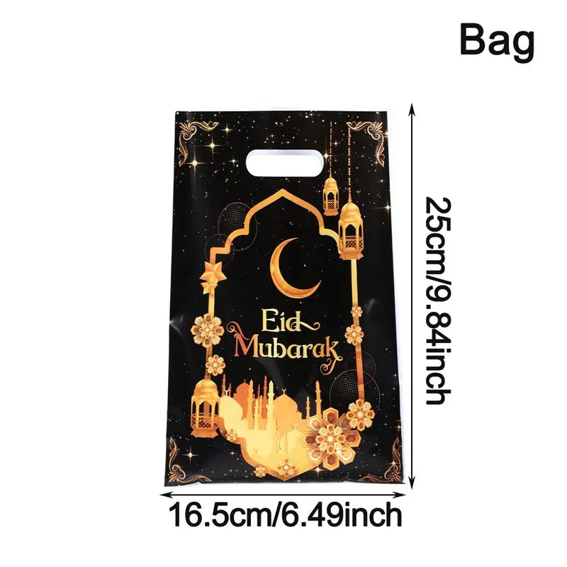 Décoration Ramadan 2025 : Sac Cadeau Eid Mubarak 2025