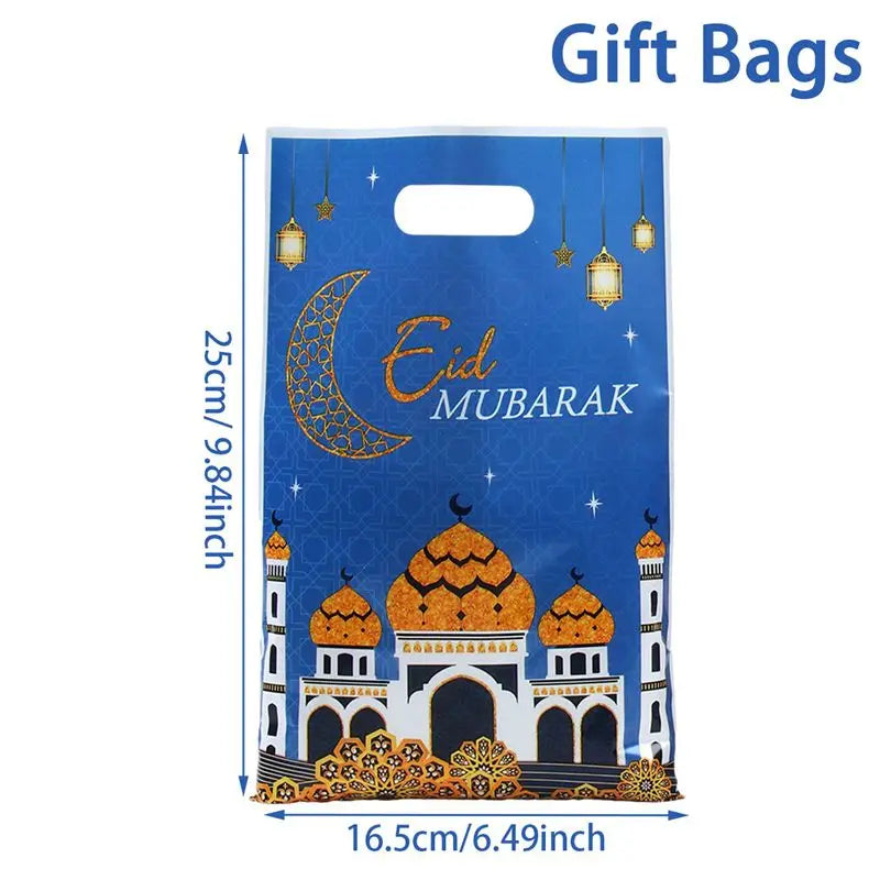 Décoration Ramadan 2025 : Sac Cadeau Eid Mubarak 2025