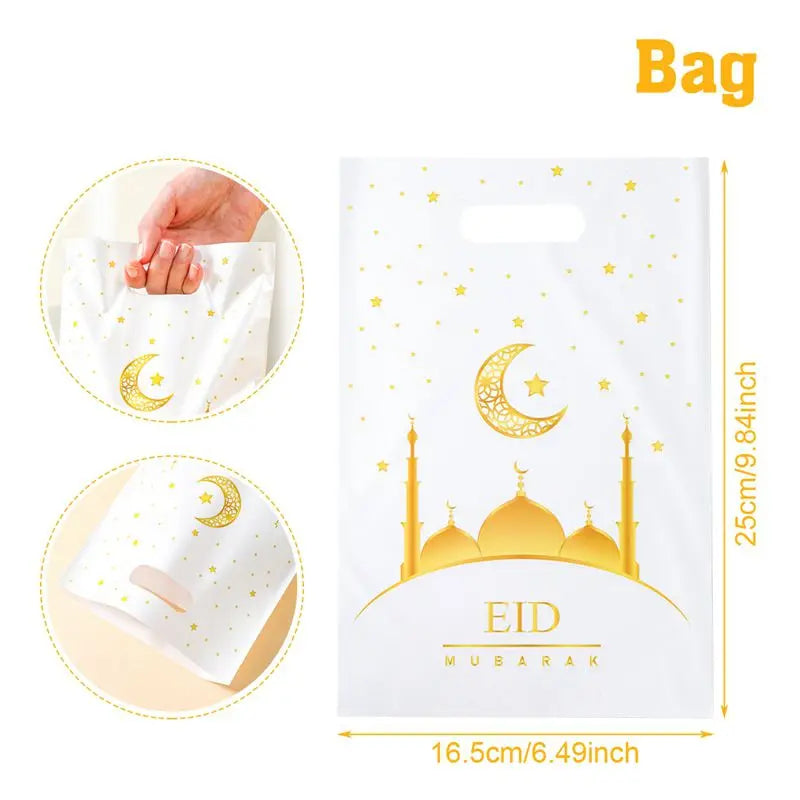 Décoration Ramadan 2025 : Sac Cadeau Eid Mubarak 2025