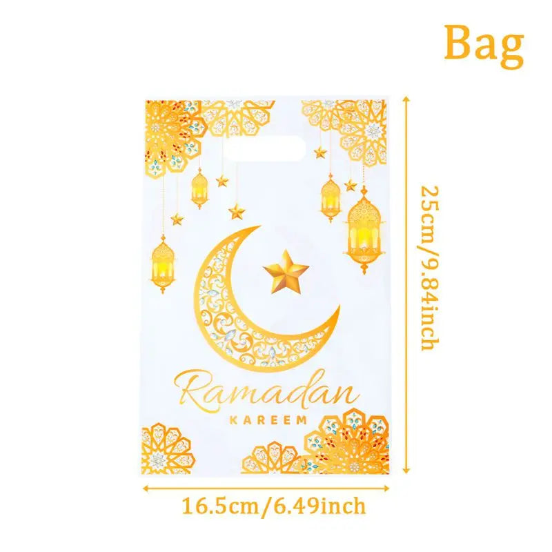 Décoration Ramadan 2025 : Sac Cadeau Eid Mubarak 2025