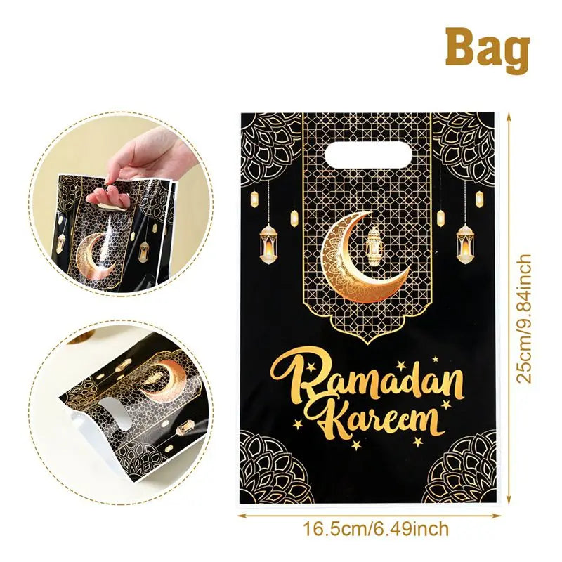 Décoration Ramadan 2025 : Sac Cadeau Eid Mubarak 2025