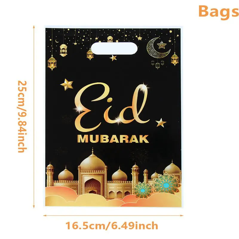 Décoration Ramadan 2025 : Sac Cadeau Eid Mubarak 2025