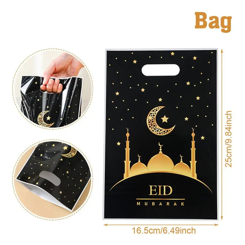 Décoration Ramadan 2025 : Sac Cadeau Eid Mubarak 2025