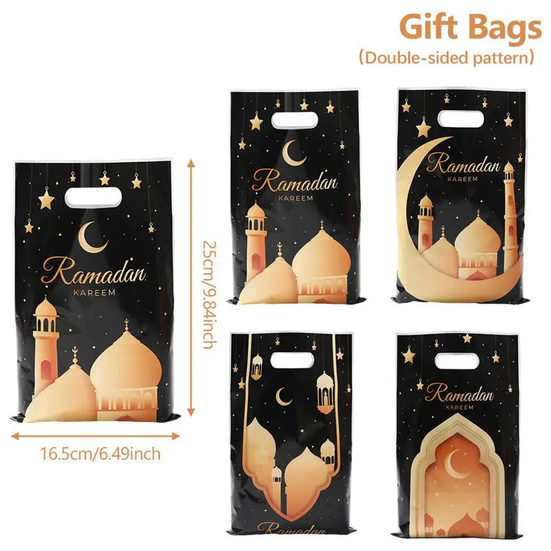 Décoration Ramadan 2025 : Sac Cadeau Eid Mubarak 2025